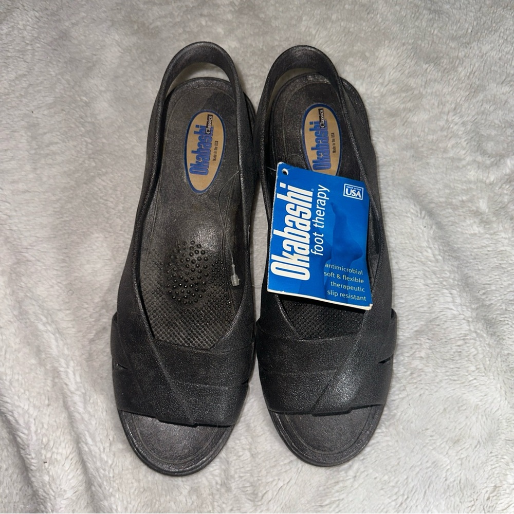Okabashi Women's Charcoal Sandals